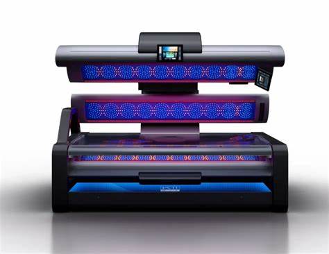 KBL K1 Air LED hybrid tanning bed at Sunquest Tanning & Medical Spa in Hamilton